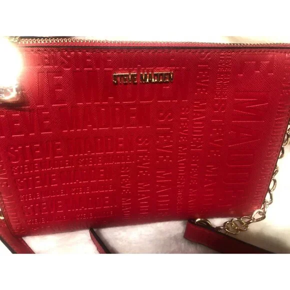 Steve Madden Red Crossbody Bag ,NEW no Tag - Picture 10 of 12